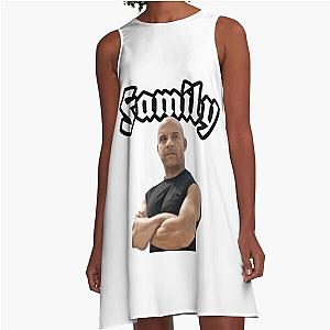 Fast and Furious Dom Family meme A-Line Dress