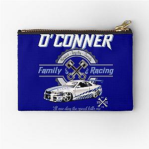 Brian O'Conner Family Racing Fast and Furious Tribute Zipper Pouch