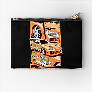 Brian's toyota supra from fast and furious Zipper Pouch