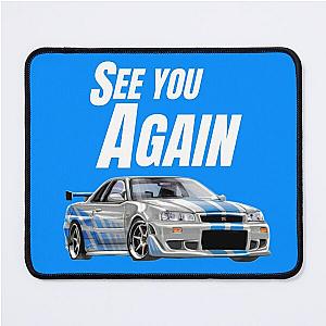 See you Again  fast and furious R34 GTR  Mouse Pad