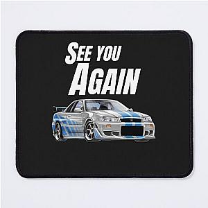 See you Again  fast and furious R34 GTR  Classic Mouse Pad
