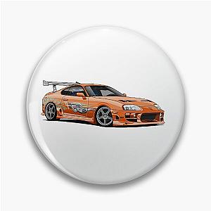 Fast and Furious Orange Supra Pin