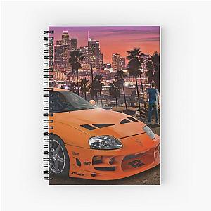 Fast and Furious Brian's Supra Spiral Notebook