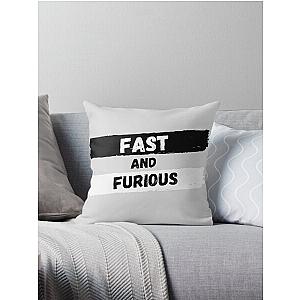 Fast and Furious  Throw Pillow
