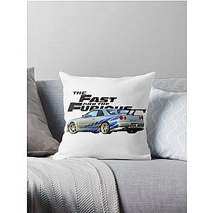 Fast and Furious skyline Brian O'Conner Throw Pillow