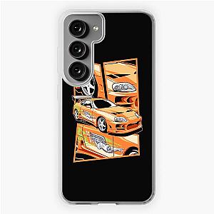 Brian's toyota supra from fast and furious Samsung Galaxy Soft Case