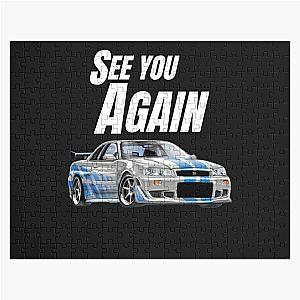 See you Again  fast and furious R34 GTR  Classic Jigsaw Puzzle