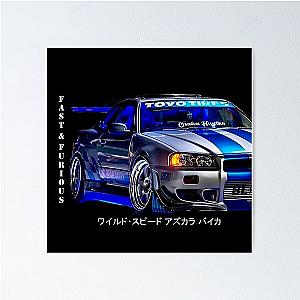 R34 fast and furious Poster