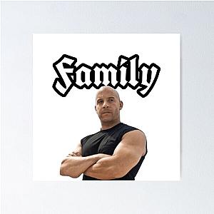 Fast and Furious Dom Family meme Poster
