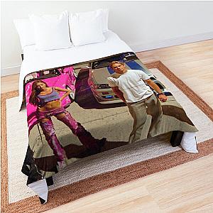 FAST AND FURIOUS RACE CAR SCENE Comforter