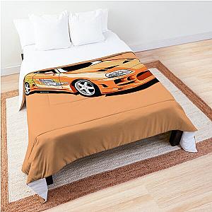 Brian's toyota supra from fast and furious Comforter