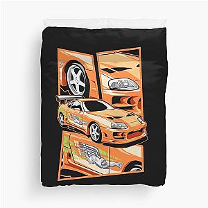 Brian's toyota supra from fast and furious Duvet Cover