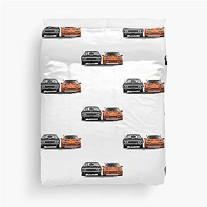 Charger RT _amp_ Supra Mk IV - The Fast and Furious Active  Duvet Cover