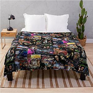 Fast and Furious collage  Throw Blanket