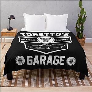 Fast And Furious T-ShirtToretto's Garage Throw Blanket