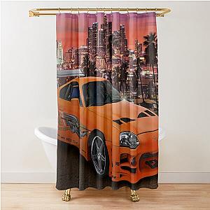 Fast and Furious Brian's Supra Shower Curtain