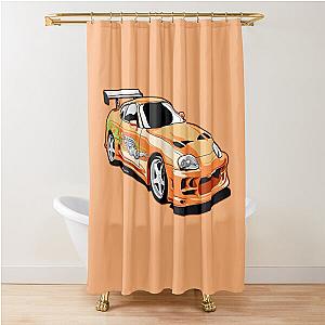 Brian's toyota supra from fast and furious Shower Curtain