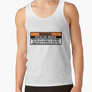 Warning - Fast and Furious Tank Top