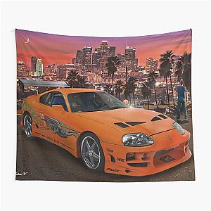 Fast and Furious Brian's Supra Tapestry