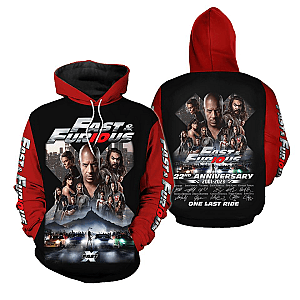 Fast And Furious 22nd Anniversary Hoodie