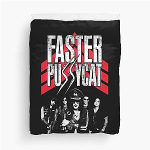 Faster Pussycat Band Duvet Cover