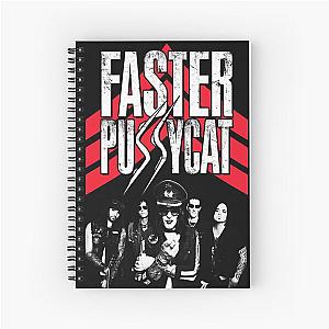 Faster Pussycat Band Spiral Notebook