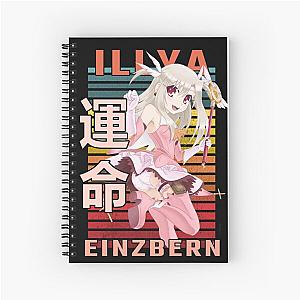 Illyasviel von Einzbern FateZero Retro Anime Design  Spiral Notebook