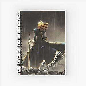 Saber Fate Stay Spiral Notebook