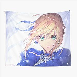 Saber Fate Stay Night Artwork For Otaku Tapestry