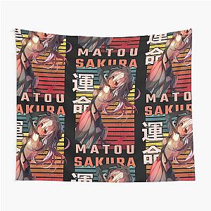 Sakura Matou FateZero Retro Anime Design  Tapestry