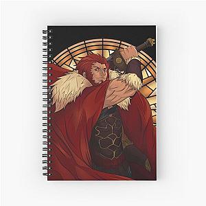 Iskandar Rider Stained Glass Fate Spiral Notebook