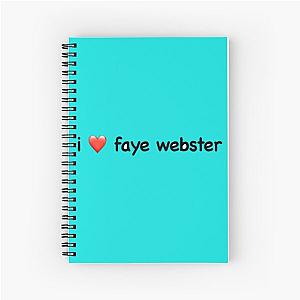 I -lt-3 Faye webster Active Spiral Notebook