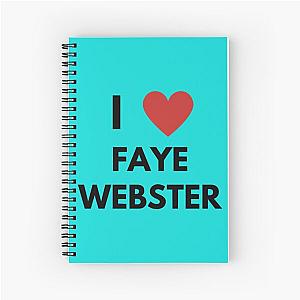 I Love Faye Webster Spiral Notebook