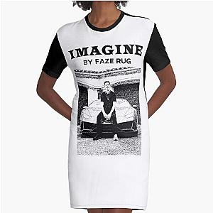 Faze Rug Merch Imagine Graphic T-Shirt Dress