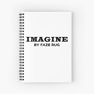 Faze Rug Merch Imagine By Faze Rug Spiral Notebook