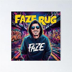 Faze Rug Graffity Art Design Poster