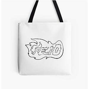 Feid Merch Feid Fire All Over Print Tote Bag RB2707