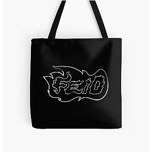 Feid Merch Feid Fire All Over Print Tote Bag RB2707