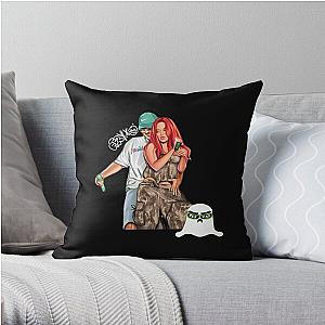 Feid and Karol G T-shirt | Ferxxo sticker with La Bichota - feid and karol g Throw Pillow RB2707