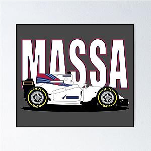 Felipe Massa Squashed F1 Car 2017 Poster