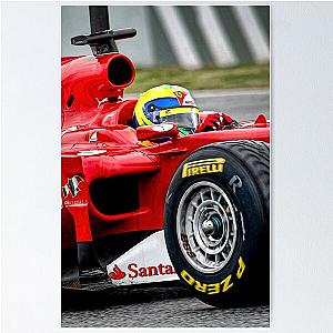 Formula One Driver Felipe Massa Poster