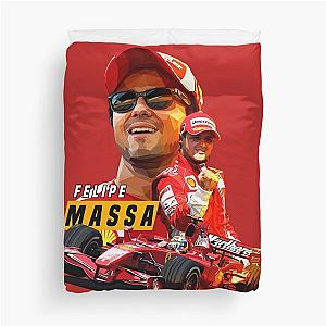 Felipe Massa Low Poly Duvet Cover