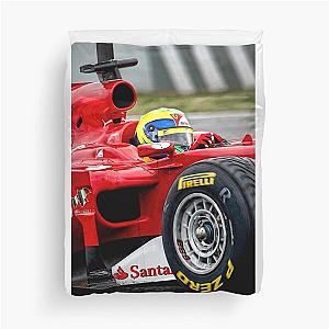 Formula One driver Felipe Massa Duvet Cover