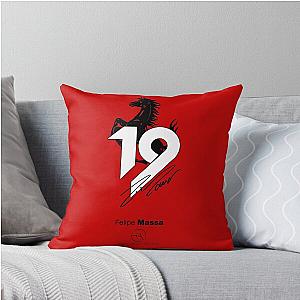 Felipe Massa Ferrari throw pillow