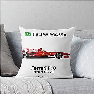 Felipe Massa 2010 Throw Pillow