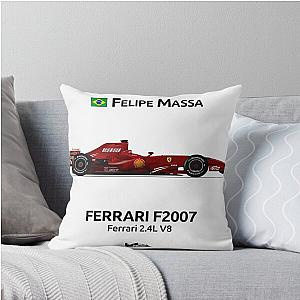 Felipe Massa F2007 Throw Pillow