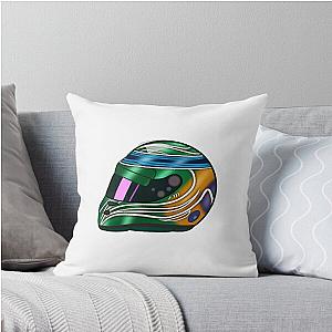 Felipe Massa 2017 Abu Dhabi Helmet Throw Pillow