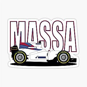 Felipe Massa Squashed F1 Car Sticker