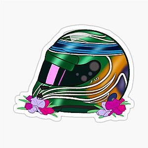 Felipe Massa 2017 Abu Dhabi Helmet With Flower Sticker