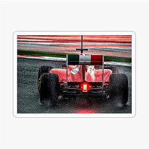 Felipe Massa driving the 2011 Ferrari Formula 1 car Sticker